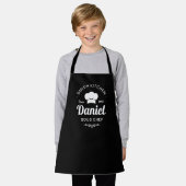 Papa — Koning van de Barbecue Persoonlijk BBQ Scho Schort (Gedragen)