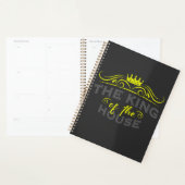 Papa koning van het huis planner (Display)