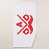 PAPA: Krachtig Minimalisme Badhanddoek (Badhanddoek)
