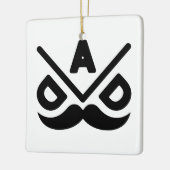 PAPA: Krachtig Minimalisme Keramisch Ornament (Links)