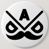 PAPA: Krachtig Minimalisme Ronde Button 6,0 Cm (Voorkant)