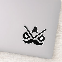 PAPA: Krachtig Minimalisme Sticker