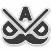 PAPA: Krachtig Minimalisme Sticker (Voorkant)