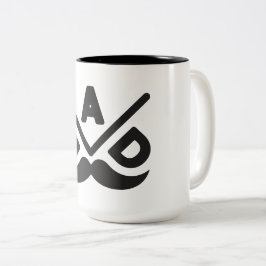 PAPA: Krachtig Minimalisme Tweekleurige Koffiemok