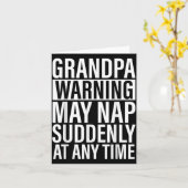 Papa-kunst voor opa van kleinkinderen Vaderdag P Kaart (Gele Bloem)