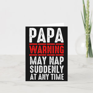 Papa-kunst voor opa van kleinkinderen Vaderdag P Kaart