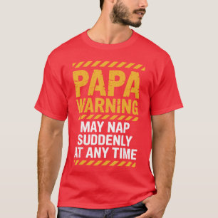 Papa-kunst voor opa's van kleinkinderen vaders da t-shirt