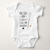 Papa Lacrosse Coach - Lacrosse Romper (Voorkant)