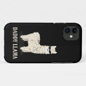 Papa Lama Alpaca Grappig Dierenliefhebber Case-Mate iPhone Case (Achterkant (horizontaal))