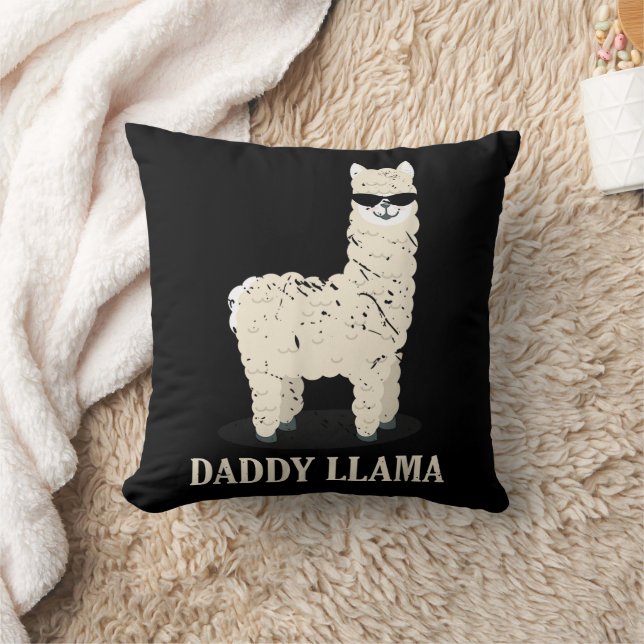 Papa Lama Alpaca Grappig Dierenliefhebber Kussen (Deken)