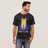 Papa Lama Vaderdag Lama T-shirt (Voorkant volledig)