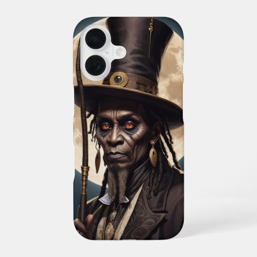 Papa Legba iPhone 16 Hoesje (Achterkant)
