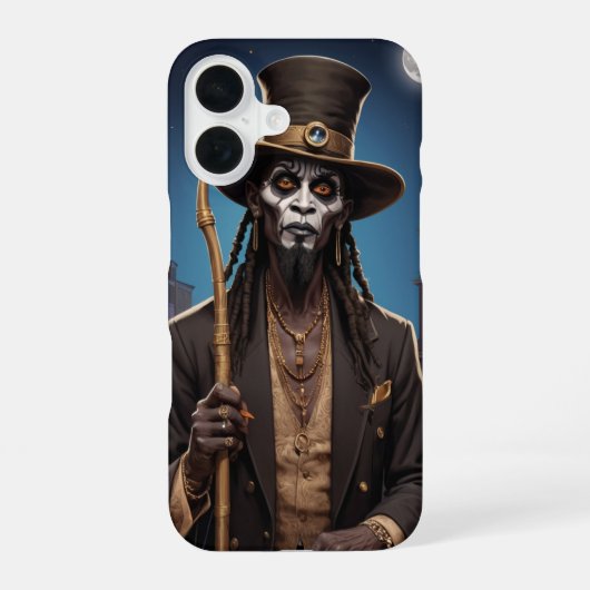 Papa Legba iPhone 16 Hoesje (Achterkant)