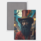 Papa Legba Magneet (Voorkant / Achterkant)