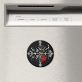 Papa Legba Voodoo Doll Veve Magnet (Insitu (Vaatwasser))