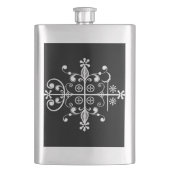 Papa Legba Voodoo Veve Libation Flask Flacon (Voorkant)