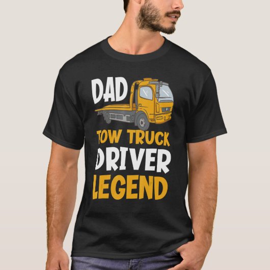 Papa Legend Funny Tow-chauffeur T-shirt (Voorkant)