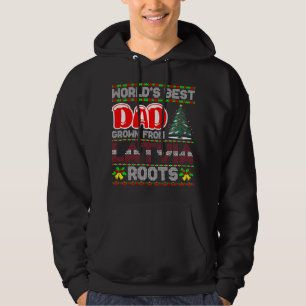 Papa Letland Kerstcadeau-idee Lelijke trui Hoodie