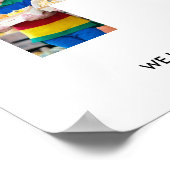 PAPA Letter Cutout Photo Collage Grandchildren Nam Poster (Hoek)