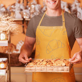 Papa Leuk Brood Donuts Baken & Koken Mosterd Schort