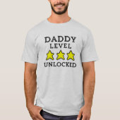 Papa level ontgrendeld shirt grappig T-shirt voor (Voorkant)