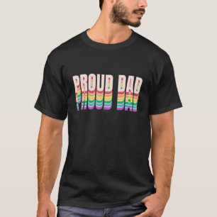 Papa LGBTQ Ally LGBT Rainbow Flag Pride Fathe T-shirt