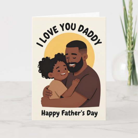Papa Liefde Vaderdag kaart (Voorkant)
