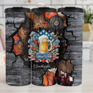 Papa Life Biergereedschap Garage Thermosbeker