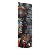 Papa Life Biergereedschap Garage Thermosbeker (Geroteerd rechts)