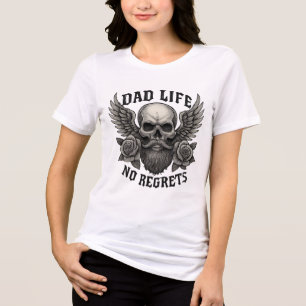 Papa Life No Sprets Tshirt Grappig Papa Cadeau Tsh