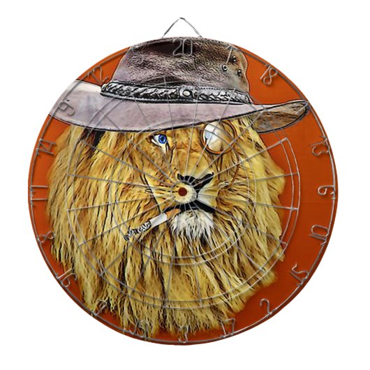 Papa Lion Dart Board Dartbord (Voorkant)