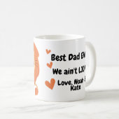 Papa Lion en Cubaanse vaders Dag No Lion Koffiemok (Voorkant rechts)