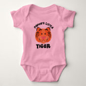 Papa Little Tiger Cute Gift Romper (Voorkant)
