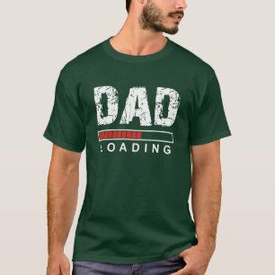 Papa Loading Funny Green dhirt voor vader T-shirt