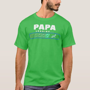Papa Loading Gender onthult aankondiging zwangersc T-shirt