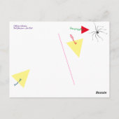 Papa Long Legs Briefkaart (Achterkant)