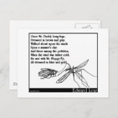 Papa Long Legs en de Vlieger Briefkaart (Voorkant / Achterkant)