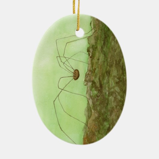 Papa Long Legs Keramisch Ornament (Achterkant)