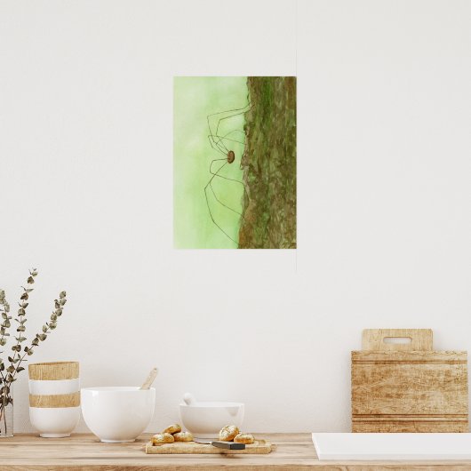 Papa Long Legs Poster (Keuken)