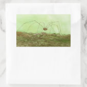 Papa Long Legs Rechthoekige Sticker (Tas)