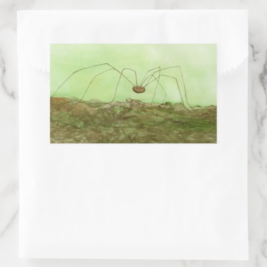 Papa Long Legs Rechthoekige Sticker (Tas)