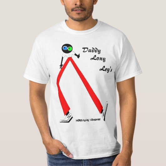 Papa Long Legs T-shirt (Voorkant)