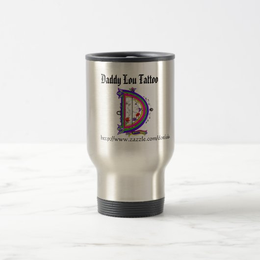 Papa Lou Tattoo Travel Mug Reisbeker (Center)