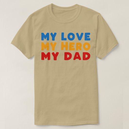 Papa Love Gift T-shirt (Design voorkant)