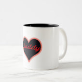 Papa Love Heart Gift Mok (Voorkant rechts)