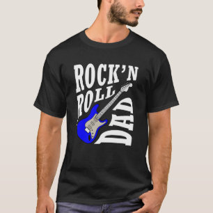 Papa Love Rock in Roll Fathers Day T-shirt