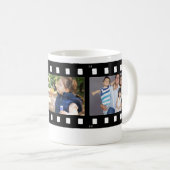 Papa Love You Fotostrip Collage Sjabloon Koffiemok (Voorkant rechts)