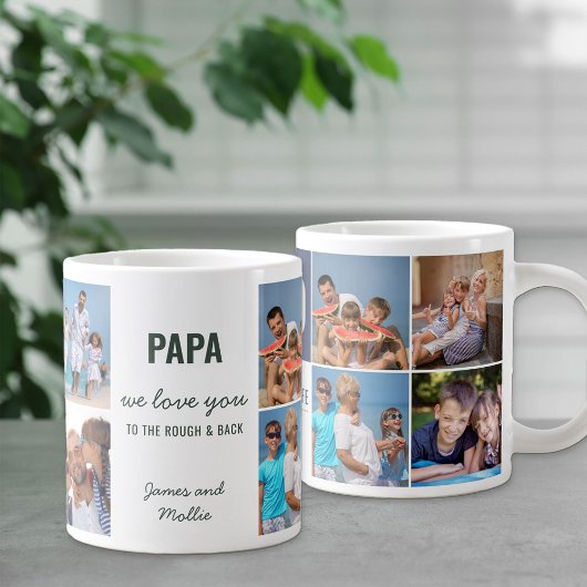 Papa Love You to Rough and Back 8 Photo Grote Koffiekop