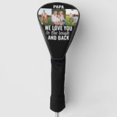 Papa Love You to the Rough and Back | 3 Foto Golfheadcover (Voorkant)