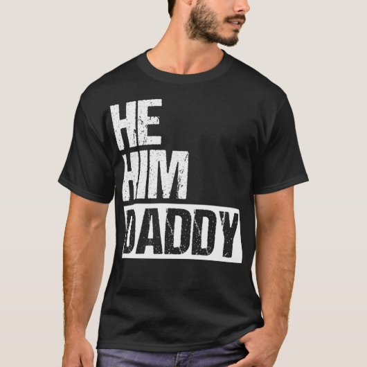 Papa Lover Valentijn Quote Grappig Hij Hem Papa T-shirt (Voorkant)